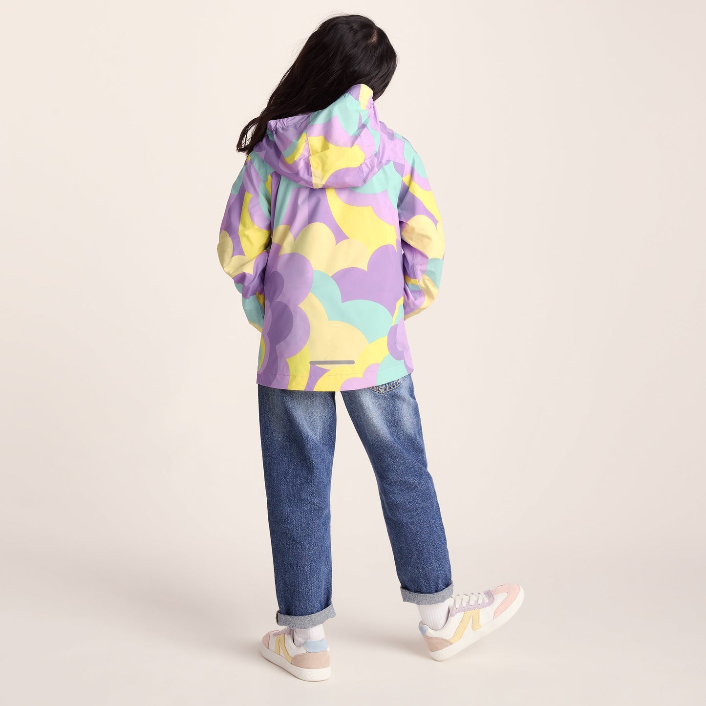 Copley Kids Waterproof Jacket - Lilac Cloud Print