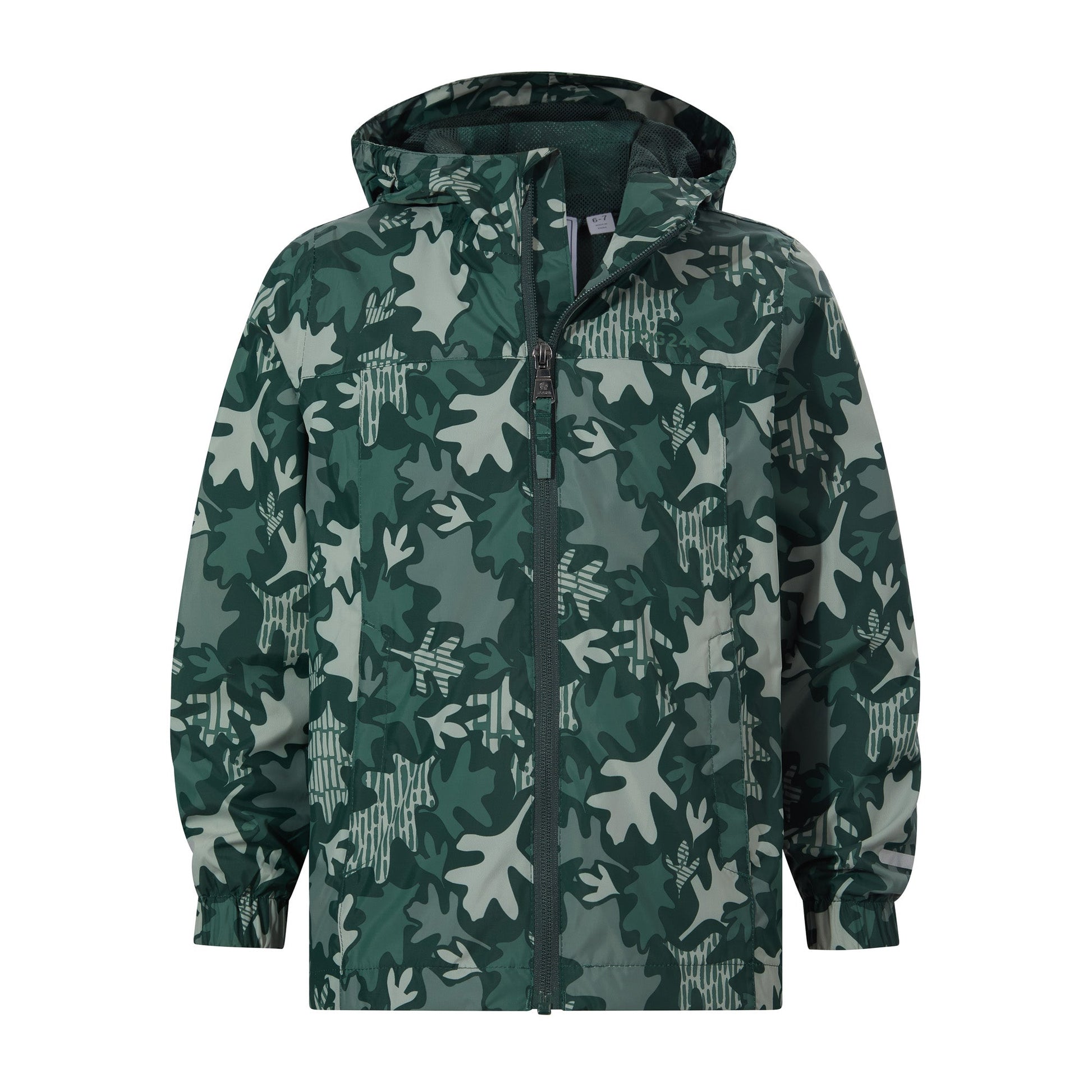 Copley Kids Waterproof Jacket - Oak Leaf Print