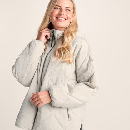 Corlae Womens Oversized Shower Resistant Insulated Jacket - Warm Cloud