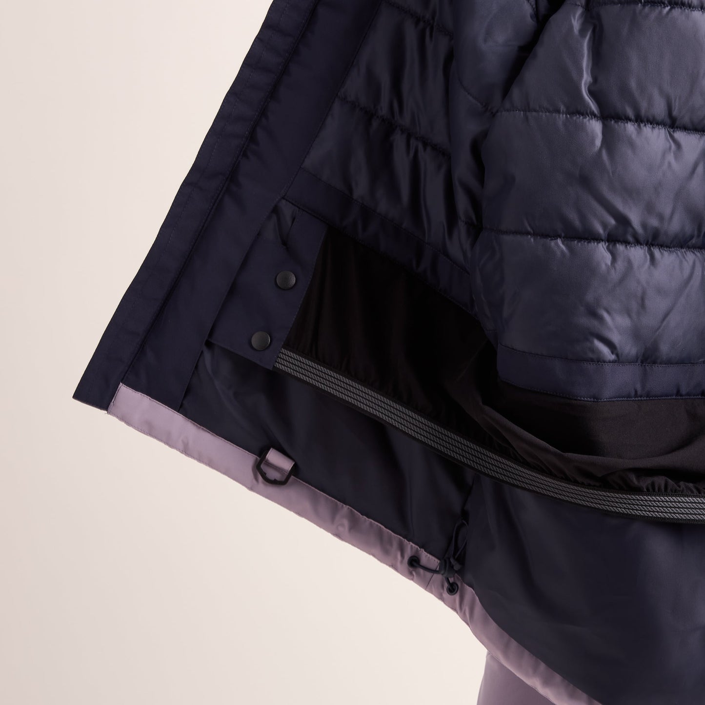 Corvara Womens Waterproof Insulated Ski Jacket - Oxford Blue/Lavender Grey