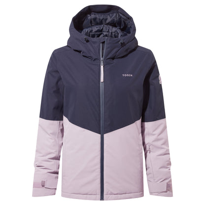 Corvara Womens Waterproof Insulated Ski Jacket - Oxford Blue/Lavender Grey
