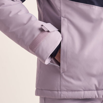 Corvara Womens Waterproof Insulated Ski Jacket - Oxford Blue/Lavender Grey