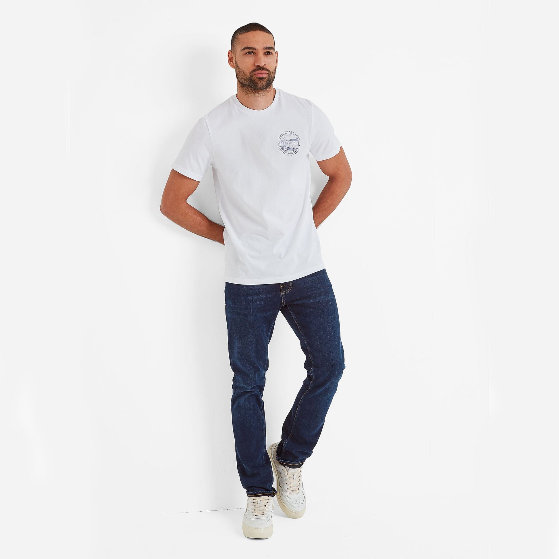 Country Mens T-Shirt - Optic White