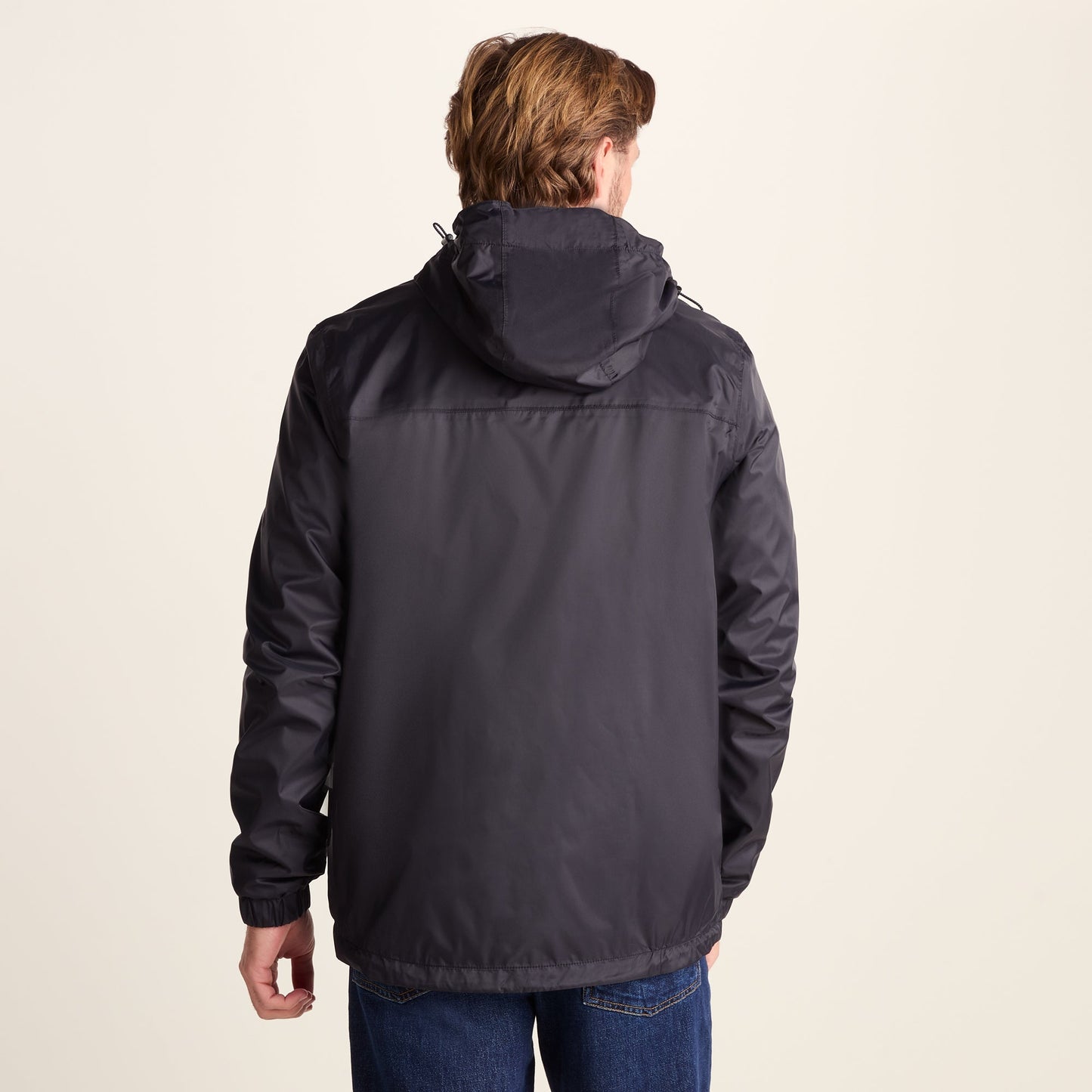 Craven Mens Waterproof Packaway Jacket - Black