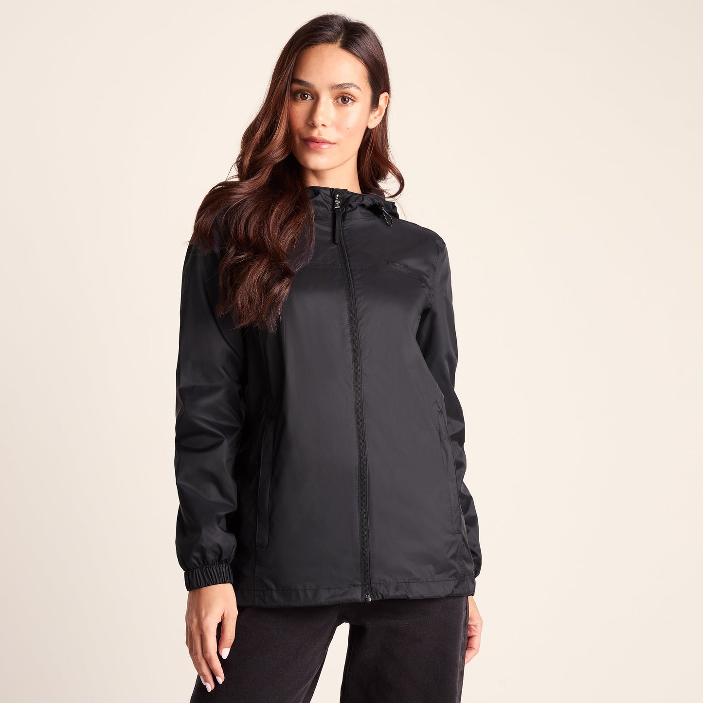 Craven Womens Waterproof Packaway Jacket - Black