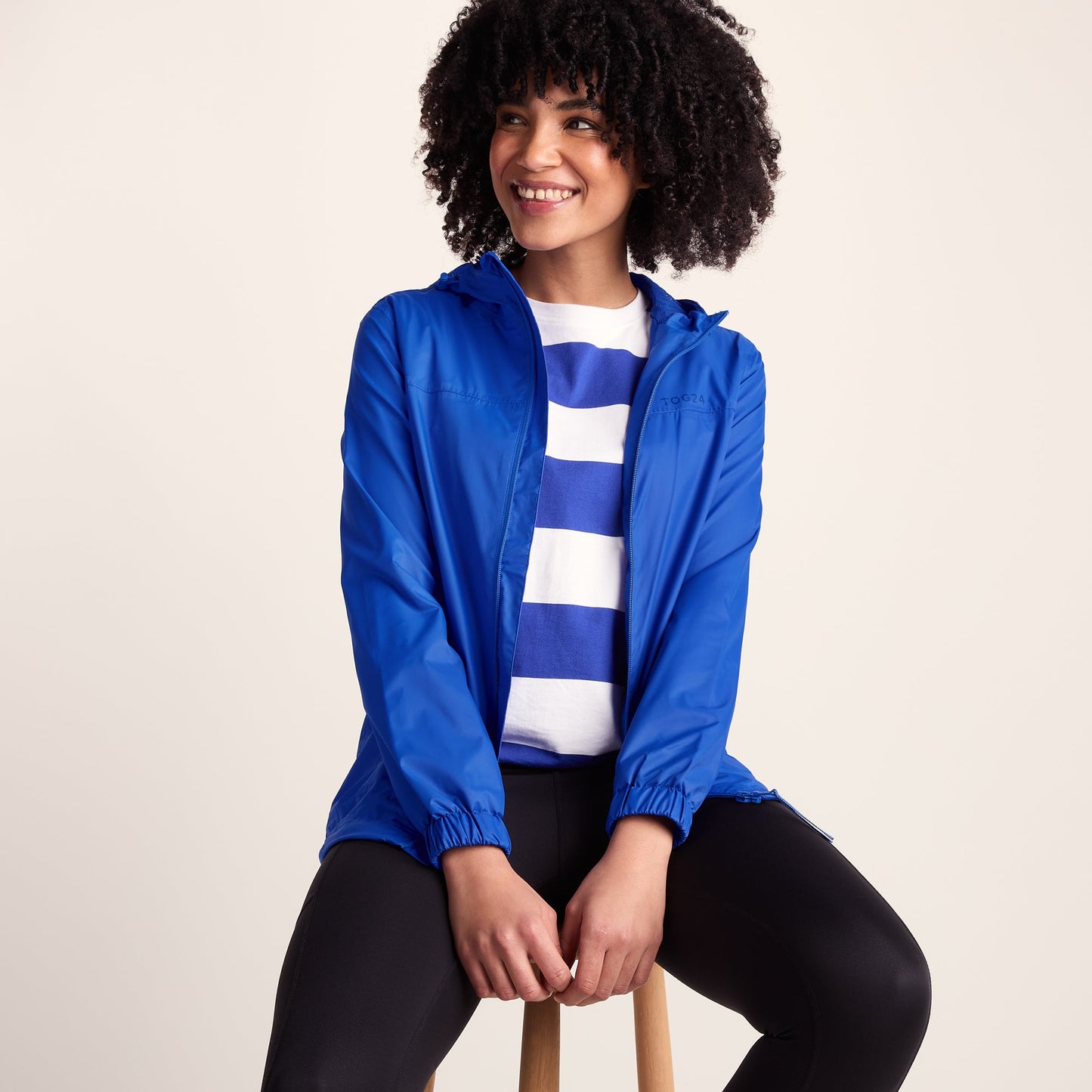 Craven Womens Waterproof Packaway Jacket - Ultra-Marine Blue