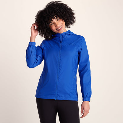 Craven Womens Waterproof Packaway Jacket - Ultra-Marine Blue
