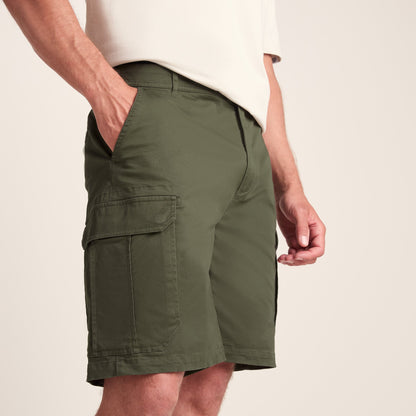 Credo Mens Supersoft Cargo Shorts - Forage Green
