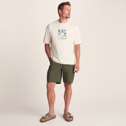 Credo Mens Supersoft Cargo Shorts - Forage Green