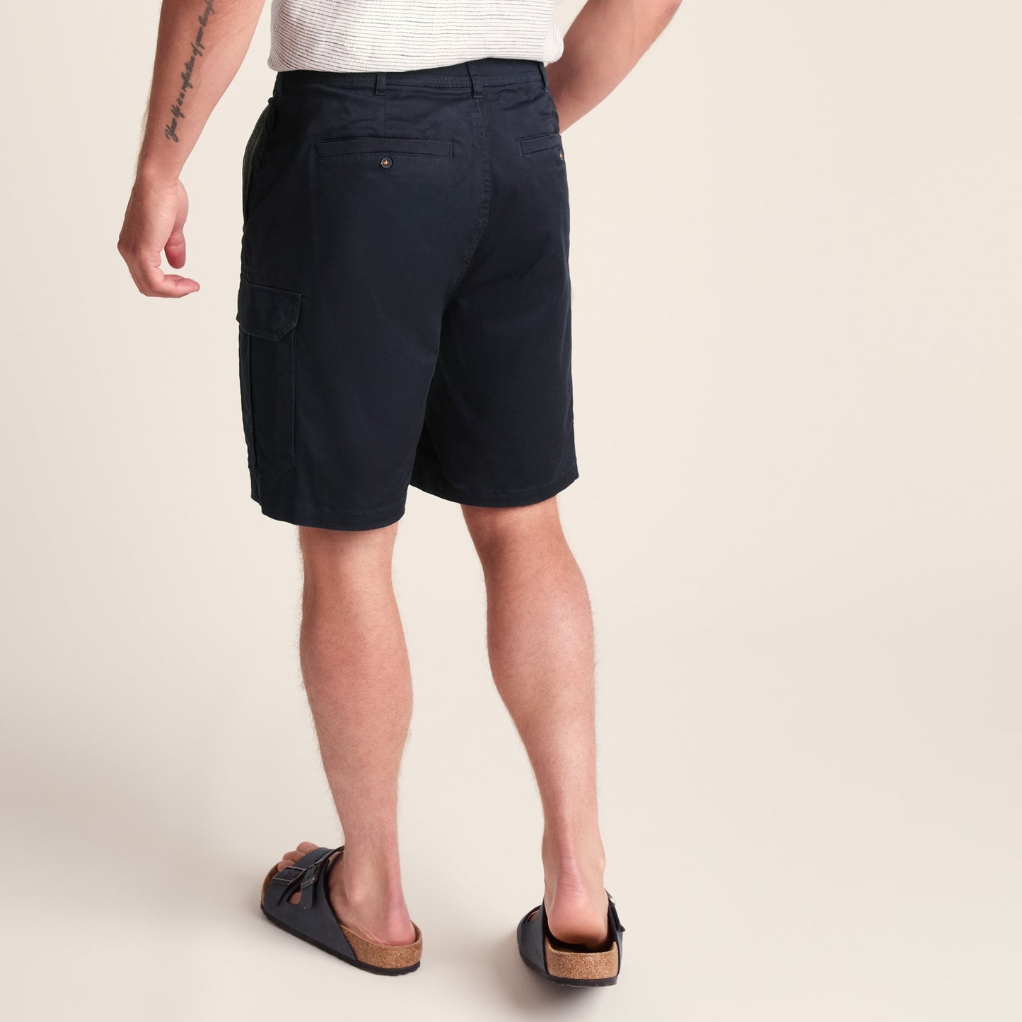 Credo Mens Supersoft Cargo Shorts - Dark Indigo