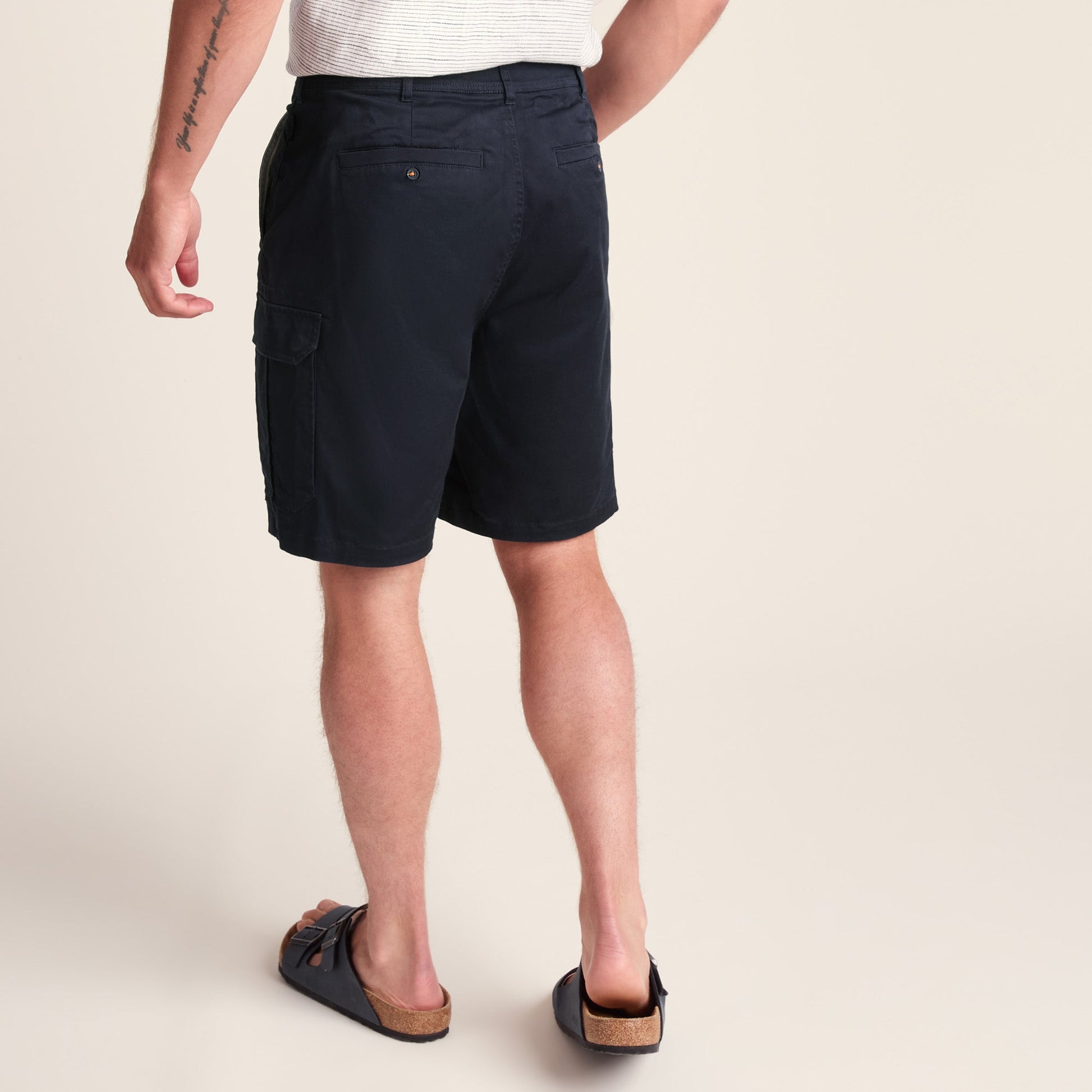 Credo Mens Supersoft Cargo Shorts - Dark Indigo