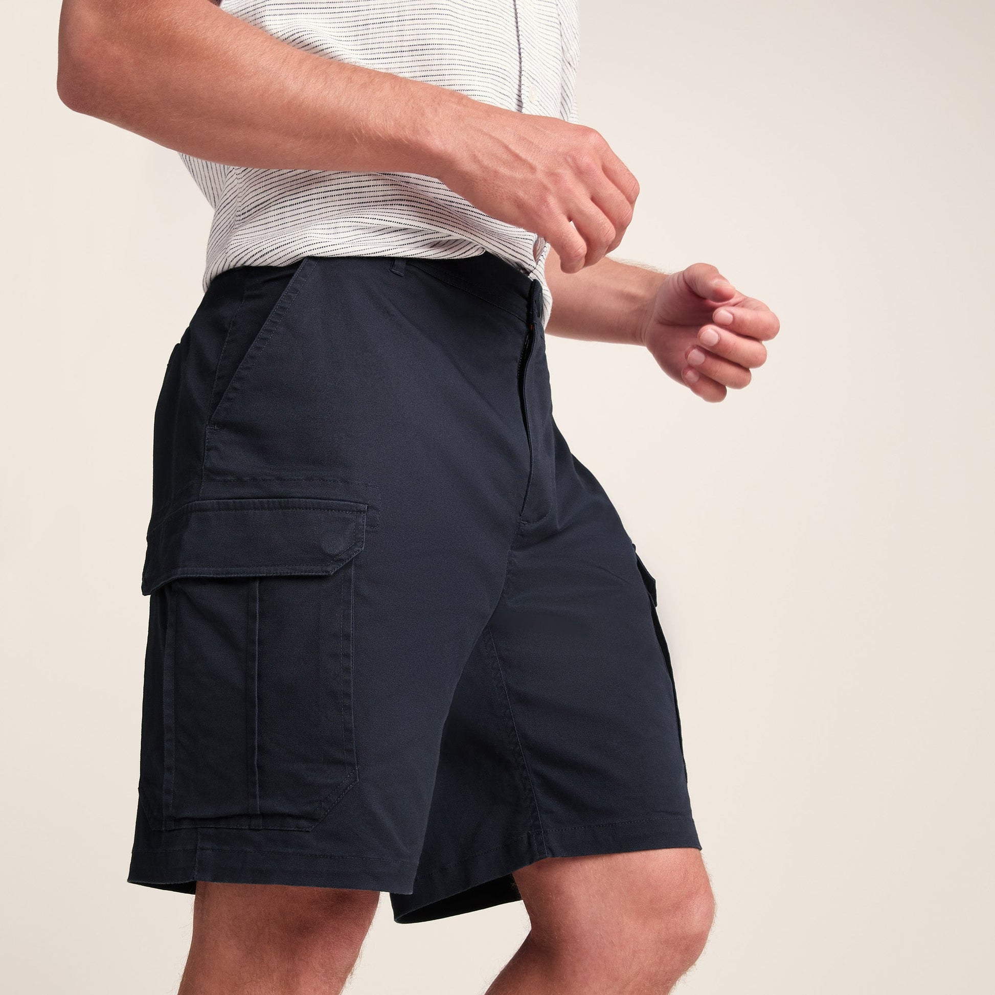 Credo Mens Supersoft Cargo Shorts - Dark Indigo