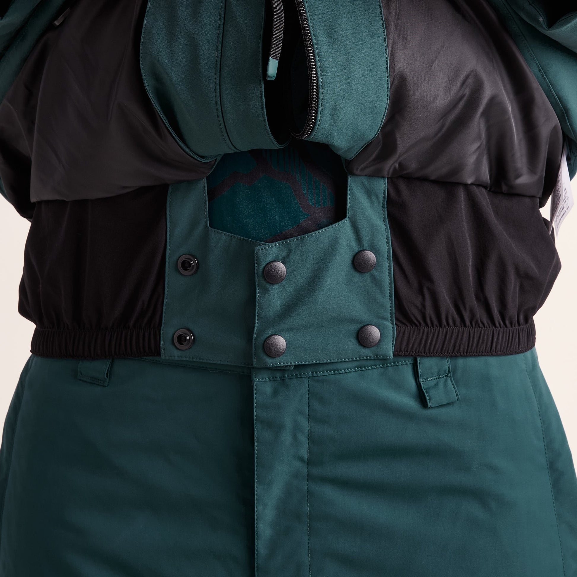 Davos Mens Shower Resistant Insulated Ski Jacket - Dark Turquoise