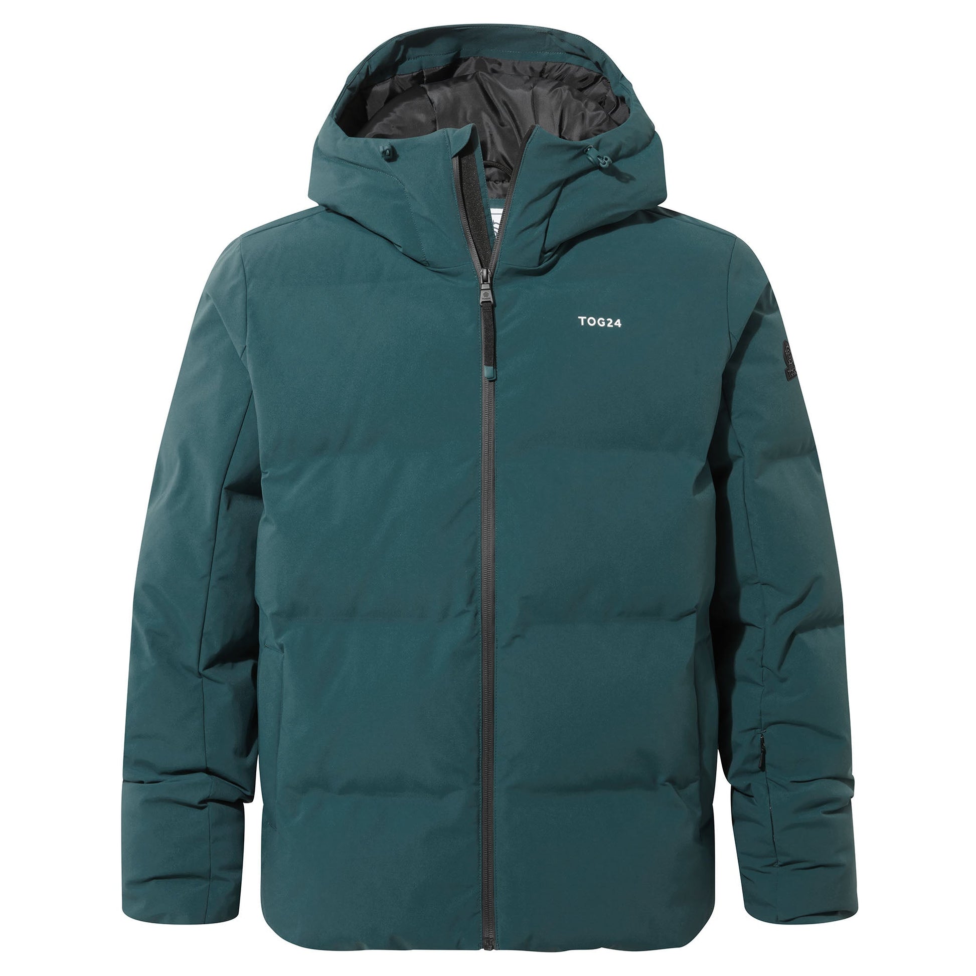 Davos Mens Shower Resistant Insulated Ski Jacket - Dark Turquoise