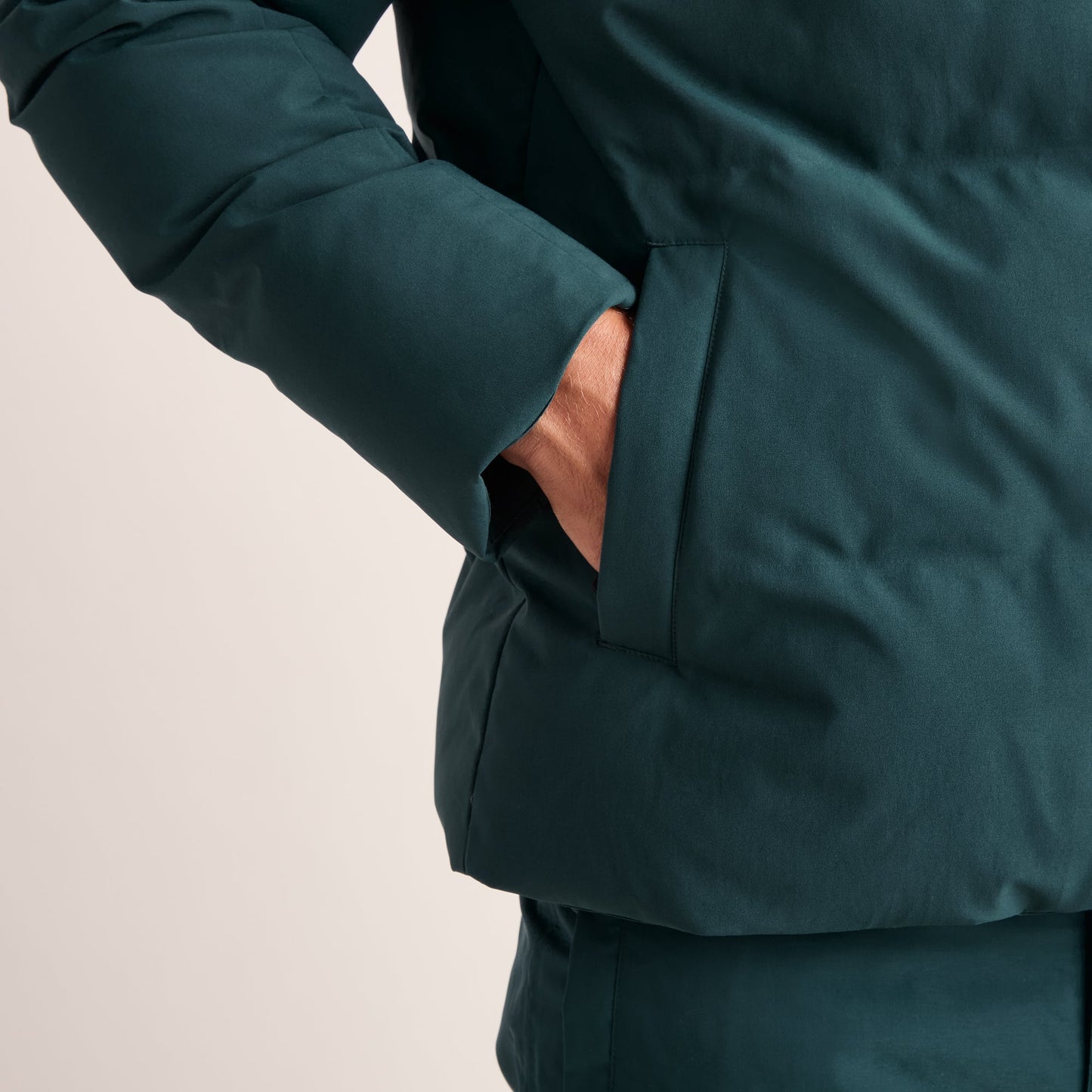 Davos Mens Shower Resistant Insulated Ski Jacket - Dark Turquoise