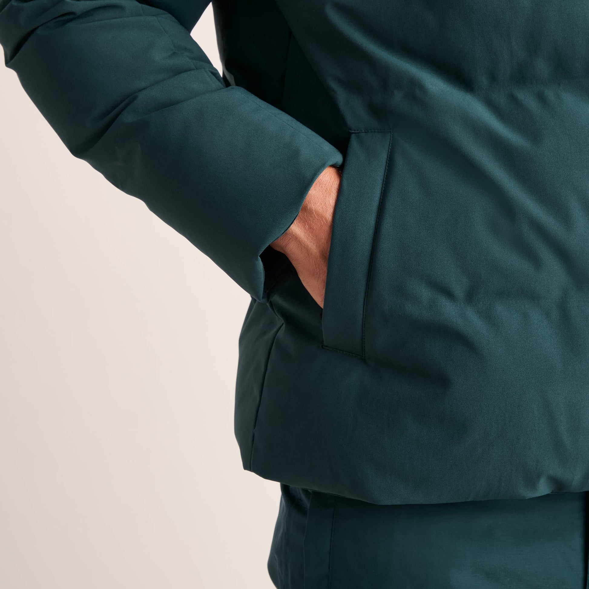 Davos Mens Shower Resistant Insulated Ski Jacket - Dark Turquoise