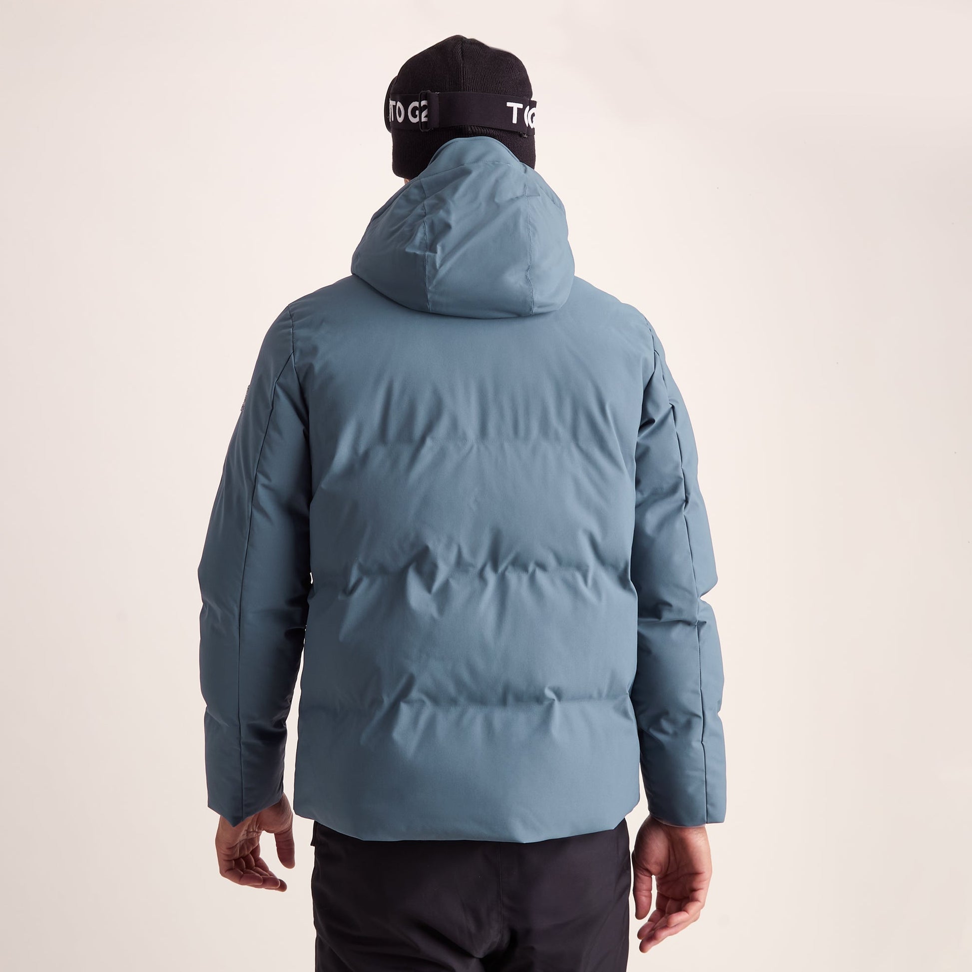 Davos Mens Shower Resistant Insulated Ski Jacket - Fjord Blue