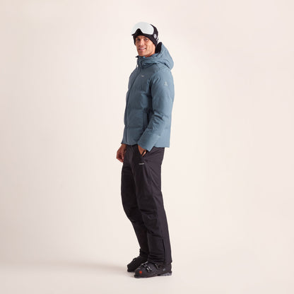 Davos Mens Shower Resistant Insulated Ski Jacket - Fjord Blue