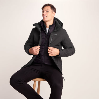 Denton Mens 3-in-1 Waterproof Jacket - Black