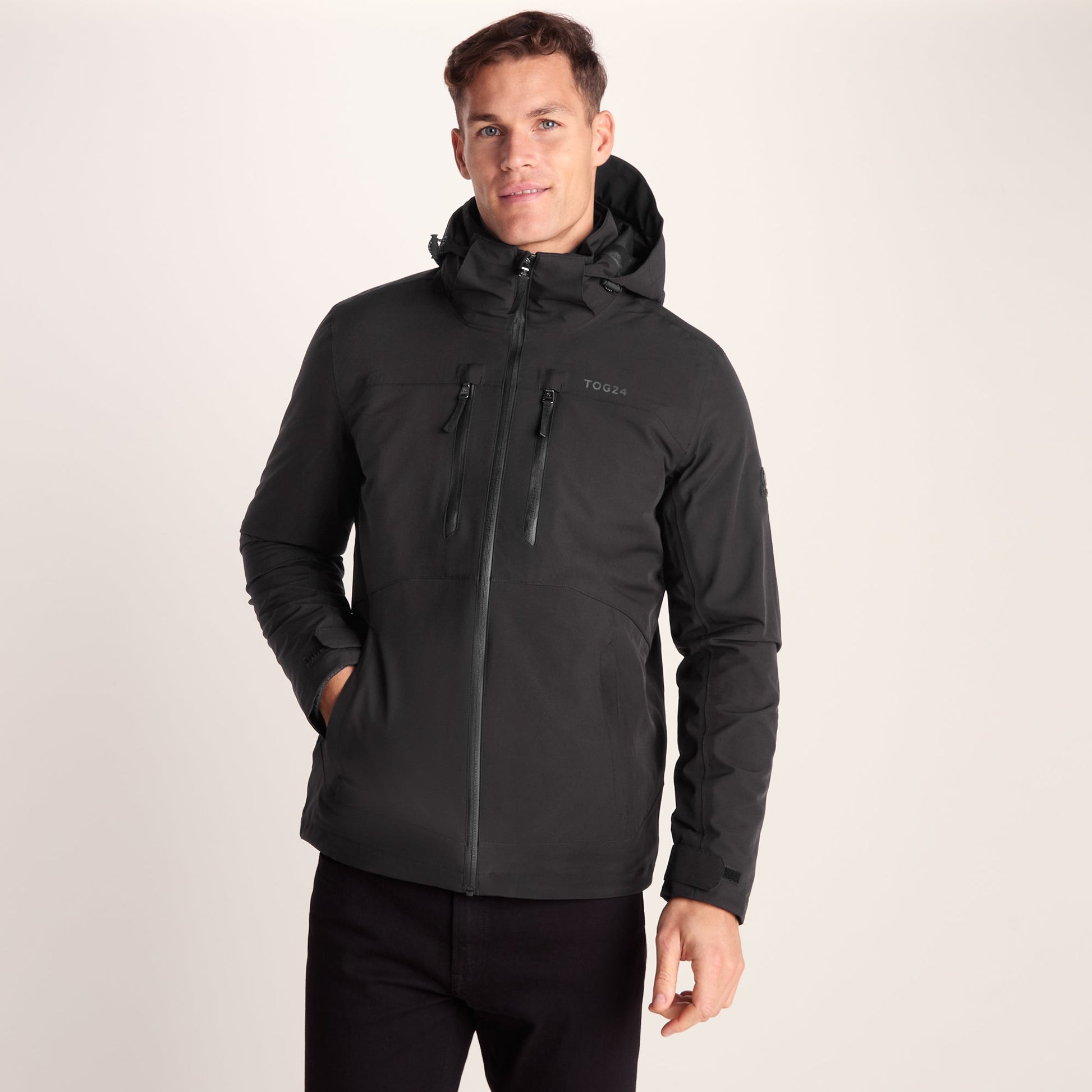 Denton Mens 3-in-1 Waterproof Jacket - Black