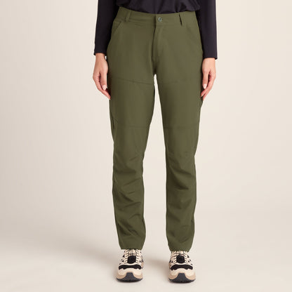 Denver Womens Walking Trousers Short - Khaki
