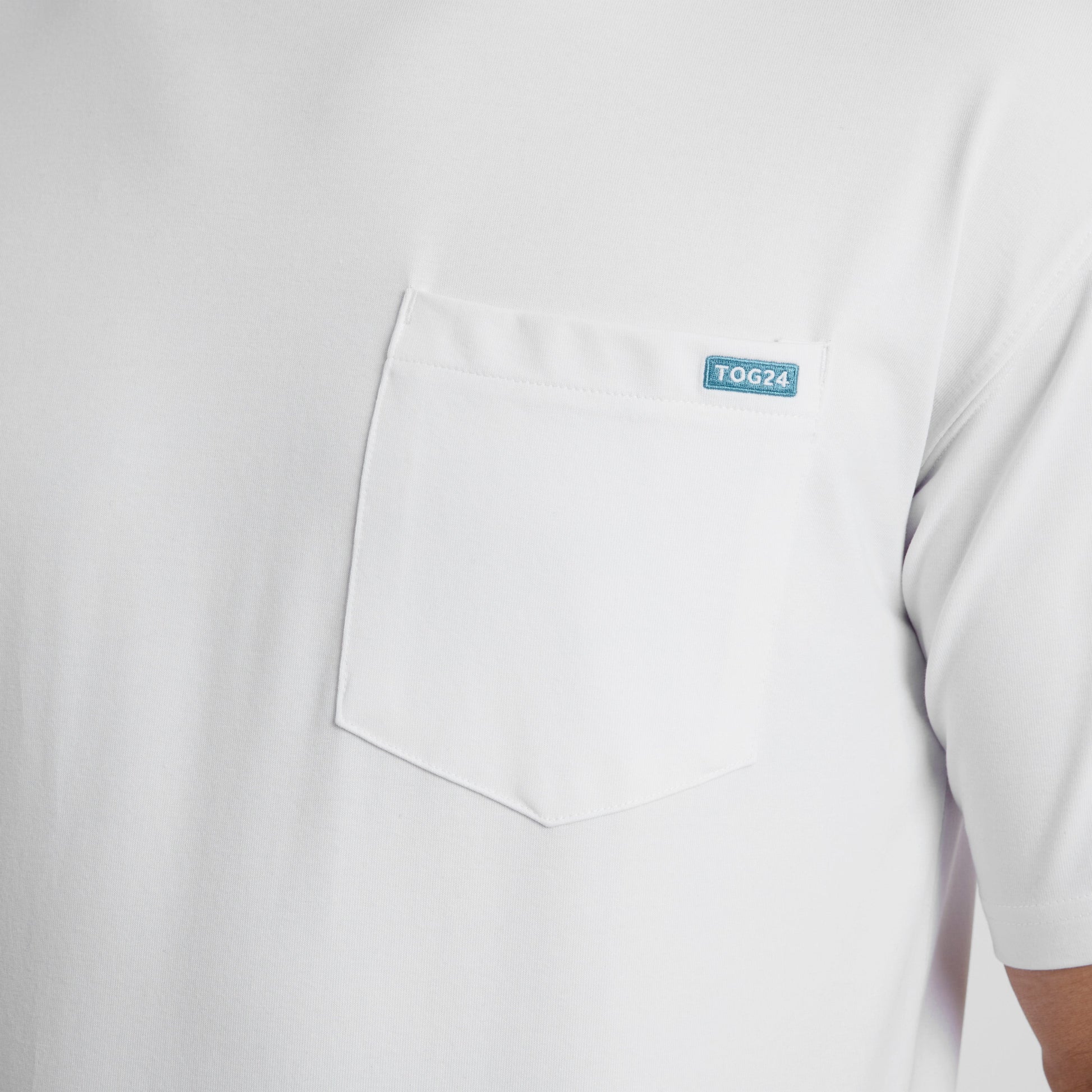 Denva Mens Oversized Premium Heavyweight 100% Cotton Jersey T-Shirt - Optic White