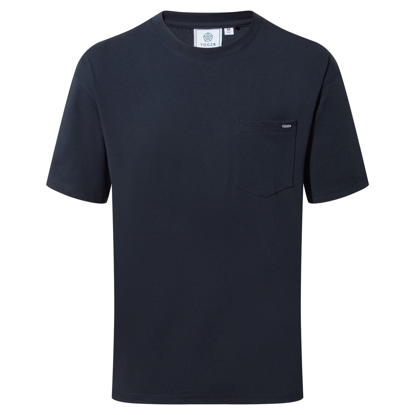 Denva Mens Oversized Premium Heavyweight 100% Cotton Jersey T-Shirt - Dark Indigo