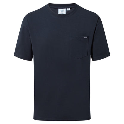 Denva Mens Oversized Premium Heavyweight 100% Cotton Jersey T-Shirt - Dark Indigo
