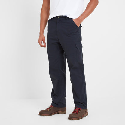 Dibden Mens Cargo Trousers Regular - Midnight
