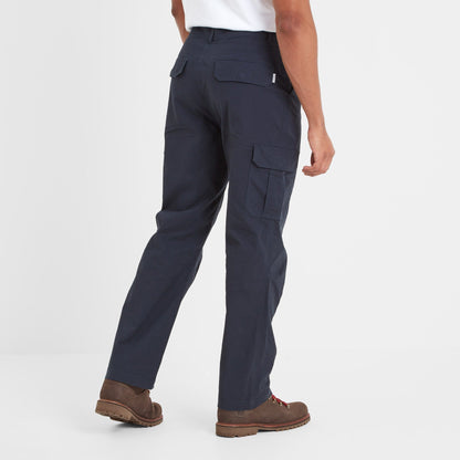 Dibden Mens Cargo Trousers Regular - Midnight