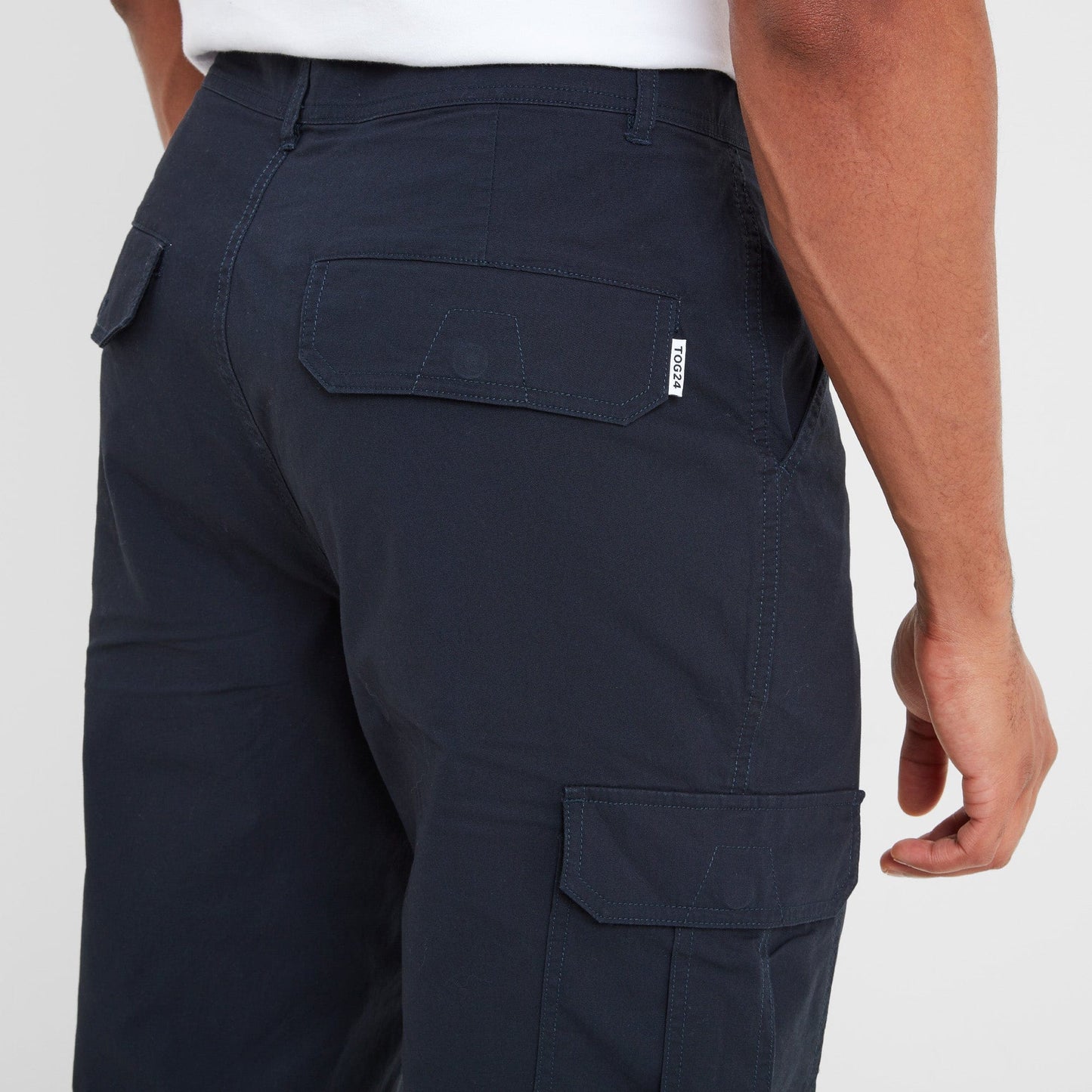 Dibden Mens Cargo Trousers Regular - Midnight