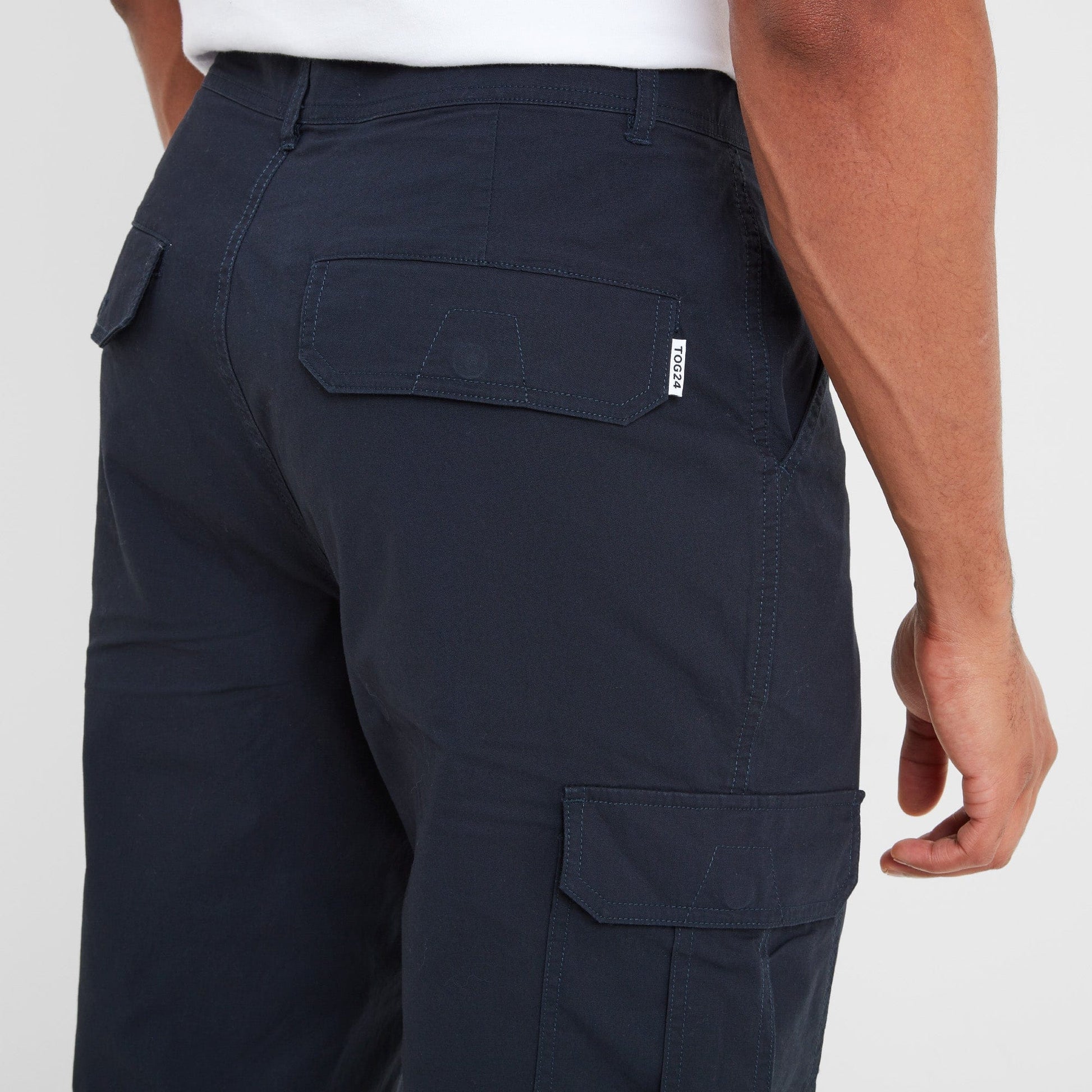 Dibden Mens Cargo Trousers Regular - Midnight