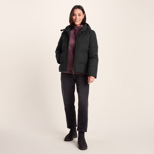 Dina Womens Shower Resistant Insulated Jacket - Black
