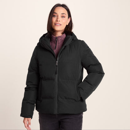 Dina Womens Shower Resistant Insulated Jacket - Black