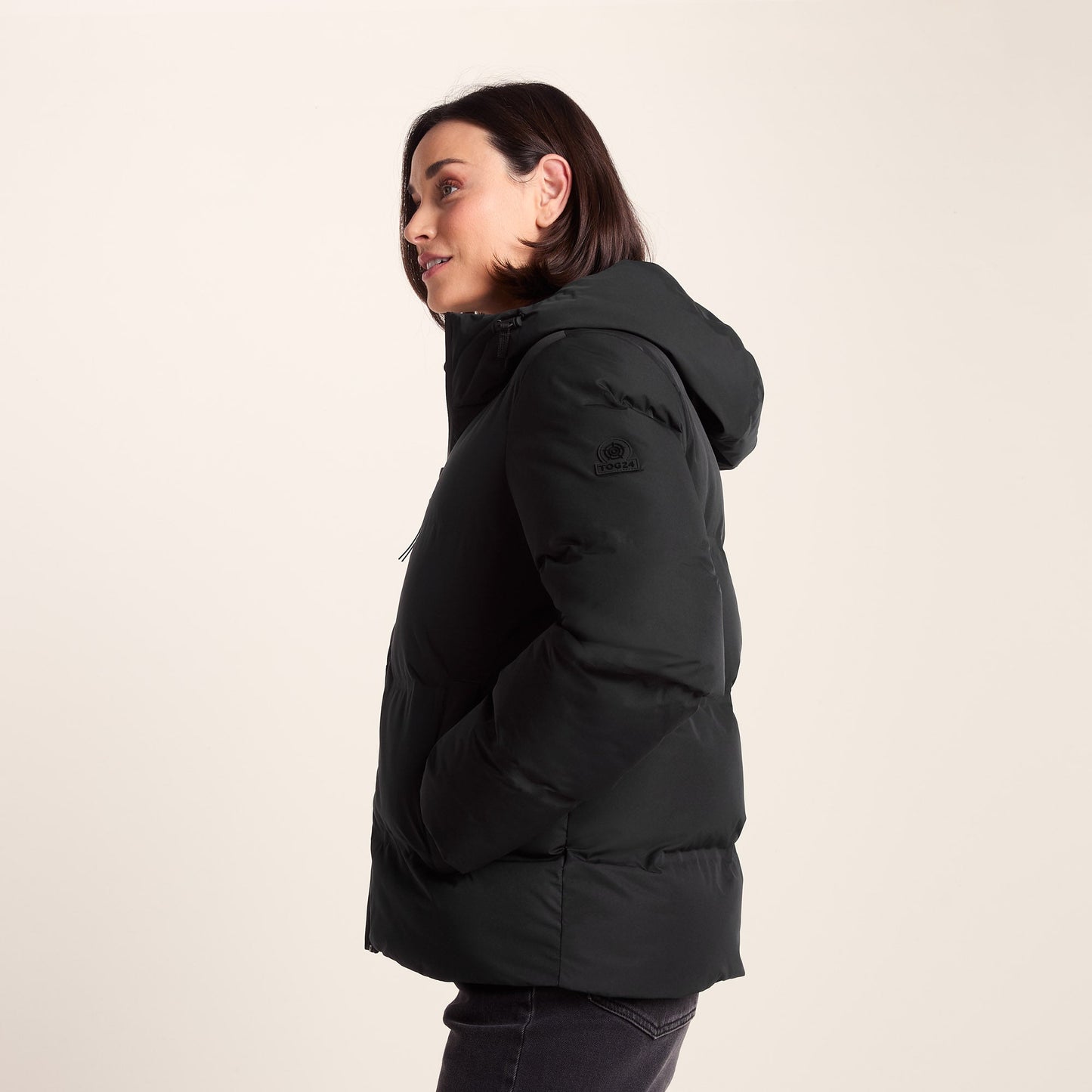 Dina Womens Shower Resistant Insulated Jacket - Black