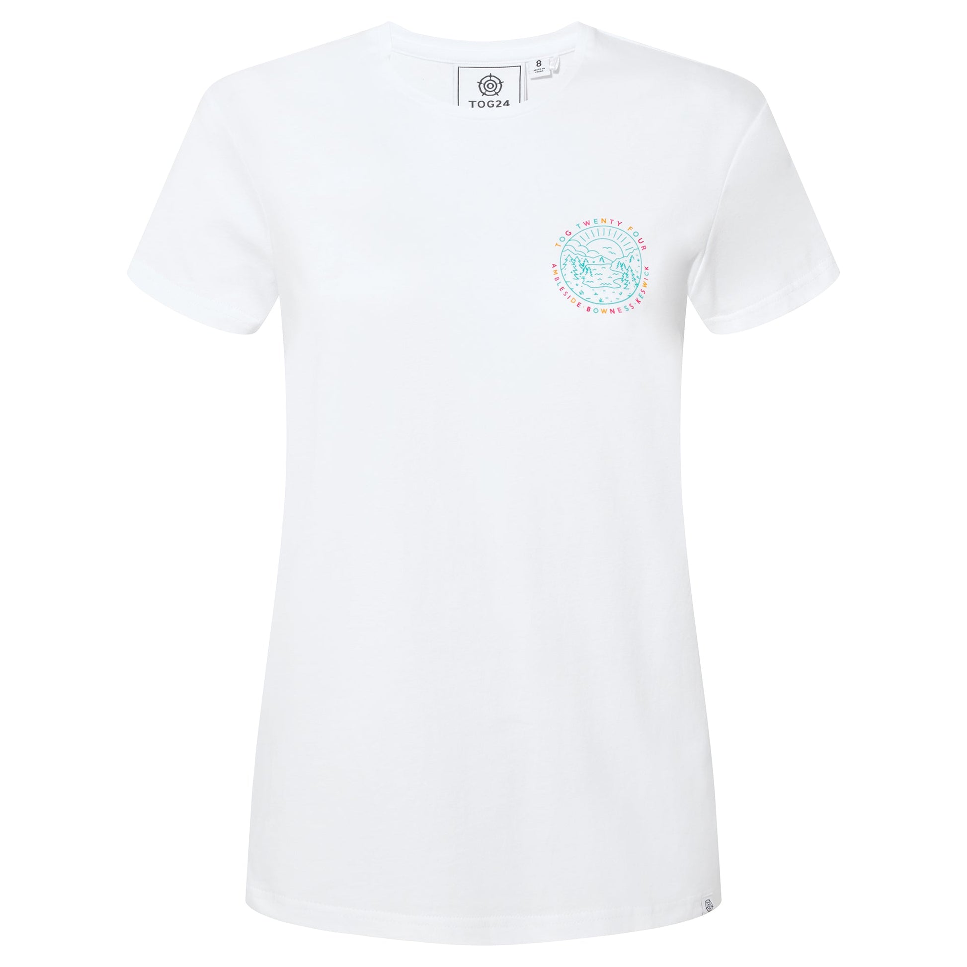 District Womens 100% Cotton Supersoft T-Shirt - Optic White