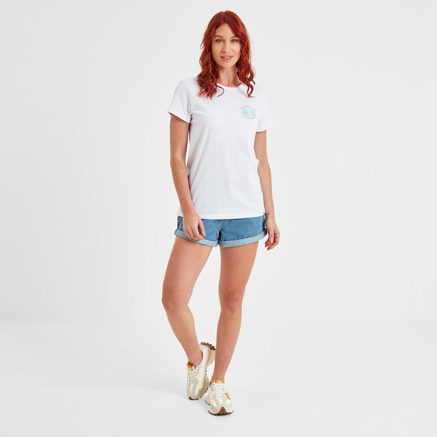 District Womens 100% Cotton Supersoft T-Shirt - Optic White