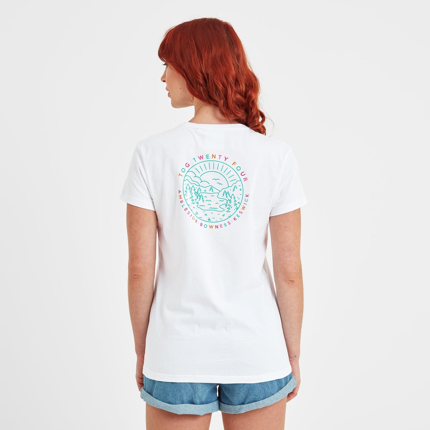 District Womens 100% Cotton Supersoft T-Shirt - Optic White