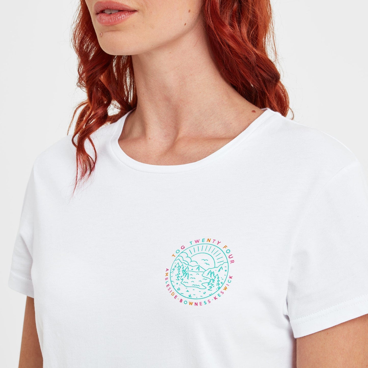 District Womens 100% Cotton Supersoft T-Shirt - Optic White