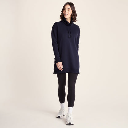 Drakeford Womens Supersoft Longline Sweat - Oxford Blue