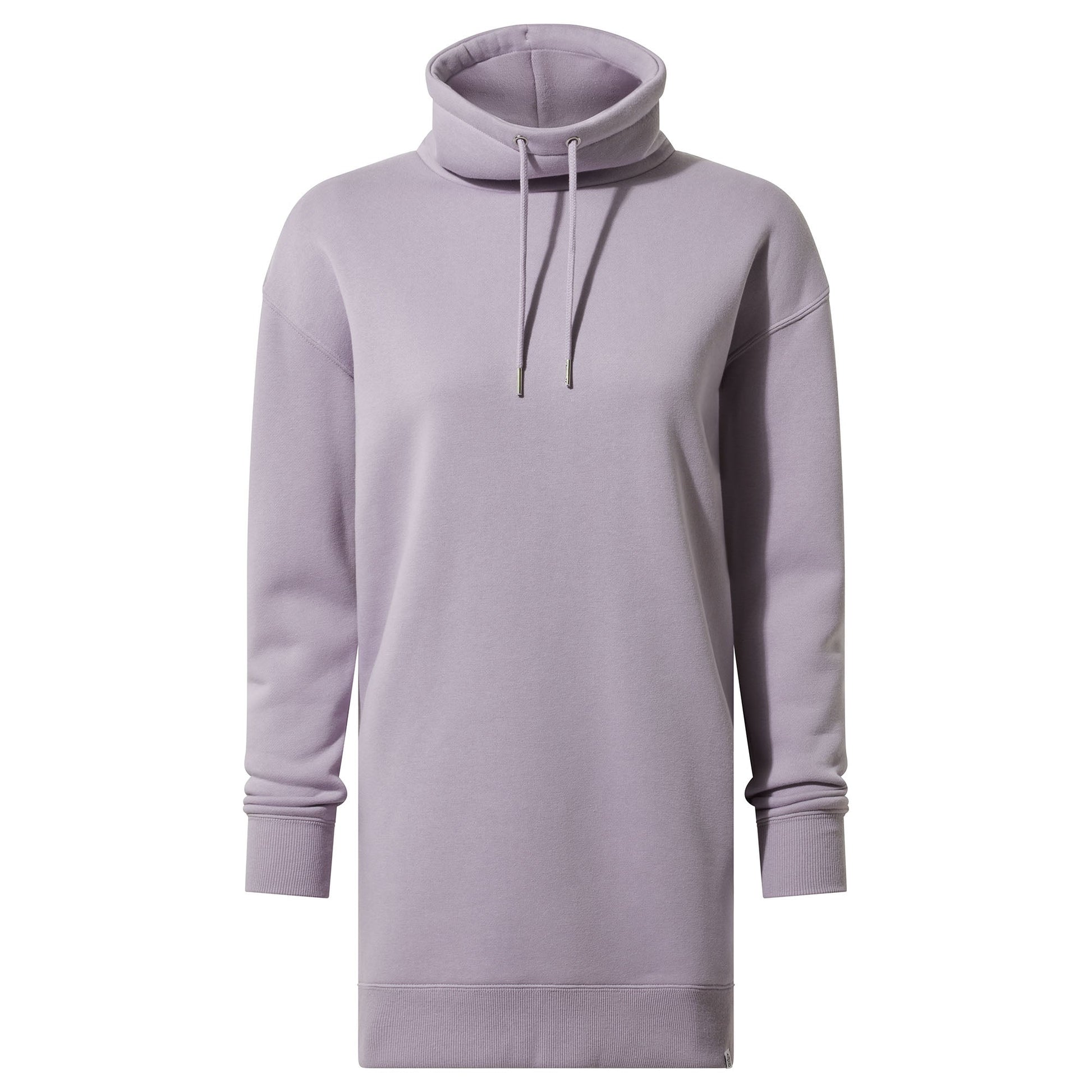 Drakeford Womens Supersoft Longline Sweat - Lavender Grey