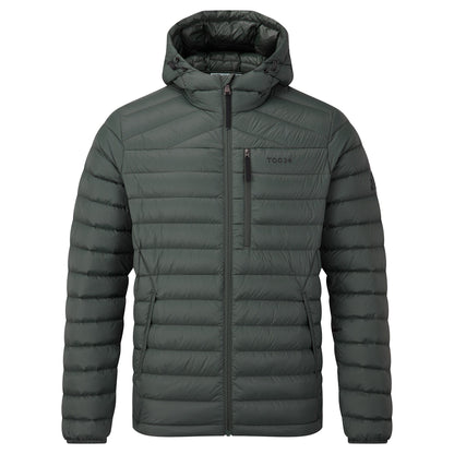 Drax Mens Hooded Down Jacket - Pine Green