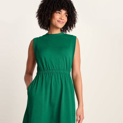 Ebony Womens Supersoft Dress - Green