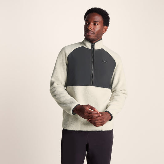 Eldon Mens Sherpa Fleece - Warm Cloud