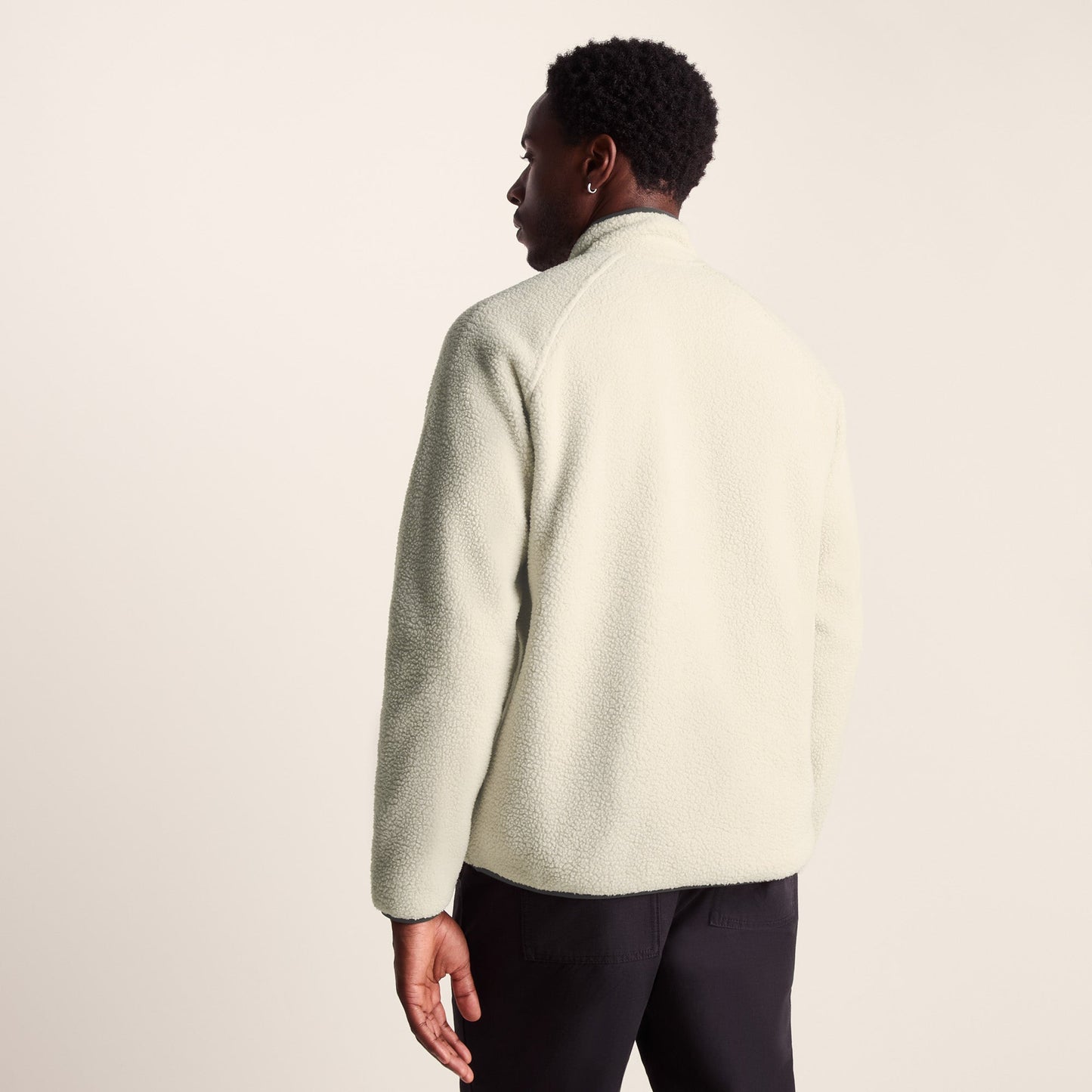 Eldon Mens Sherpa Fleece - Warm Cloud