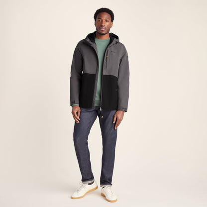 Ellon Mens Waterproof Jacket - Black/Deep Slate