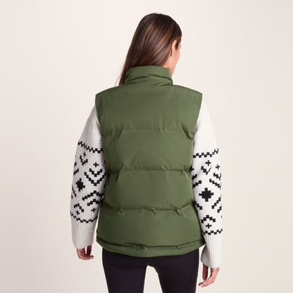 Elyna Womens Shower Resistant Insulated Gilet - Dark Green