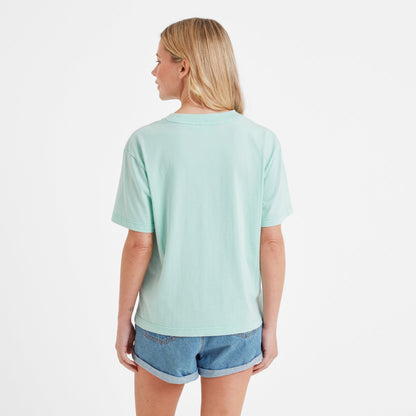 Erica Womens 100% Cotton Supersoft T-Shirt - Aqua Mist