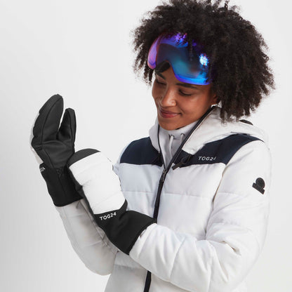 Escapade Ski Mitts - Optic White