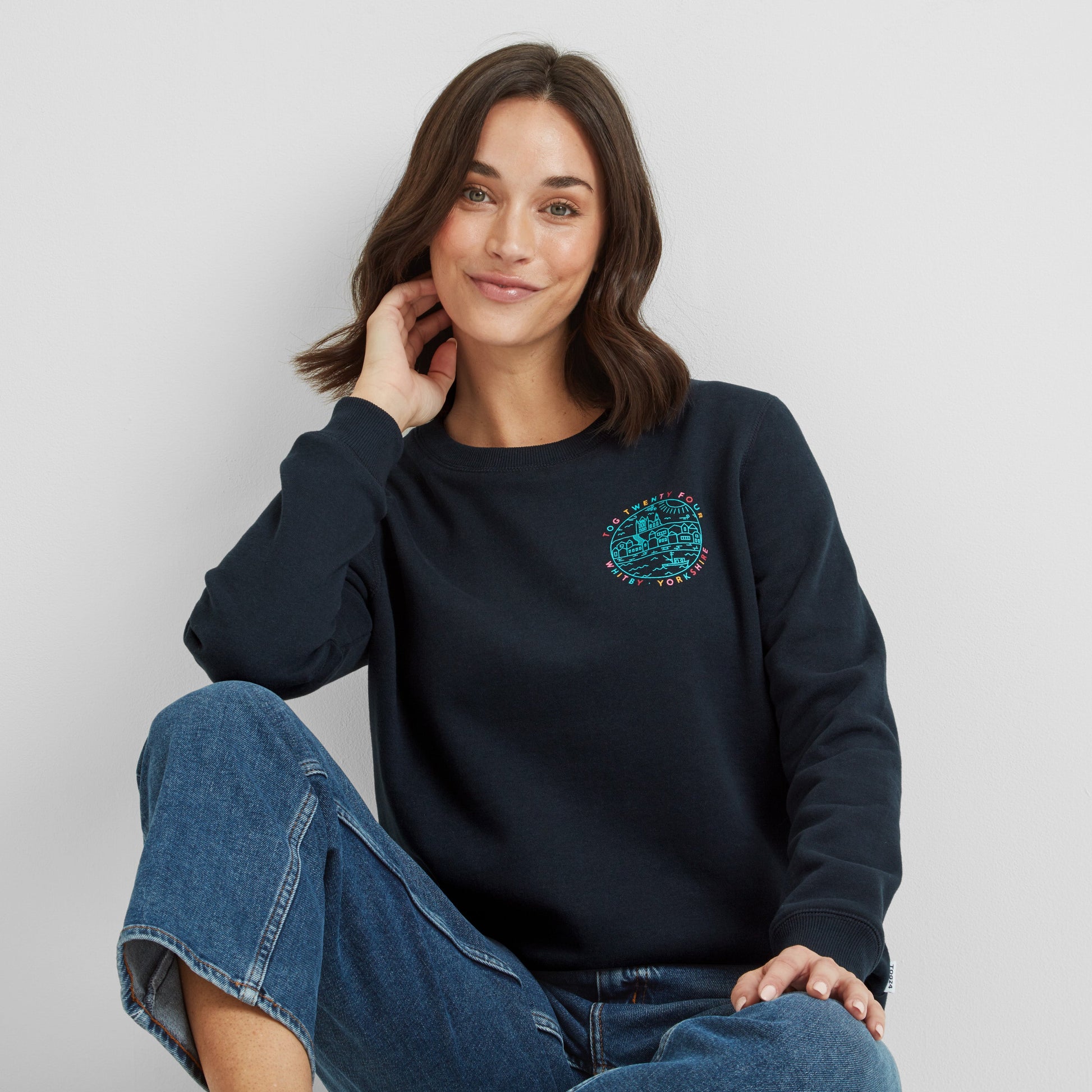Esk Womens Supersoft Sweatshirt - Dark Indigo